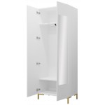 Γκαρνταρόμπα Zilion με Καθρέπτη-Leuko