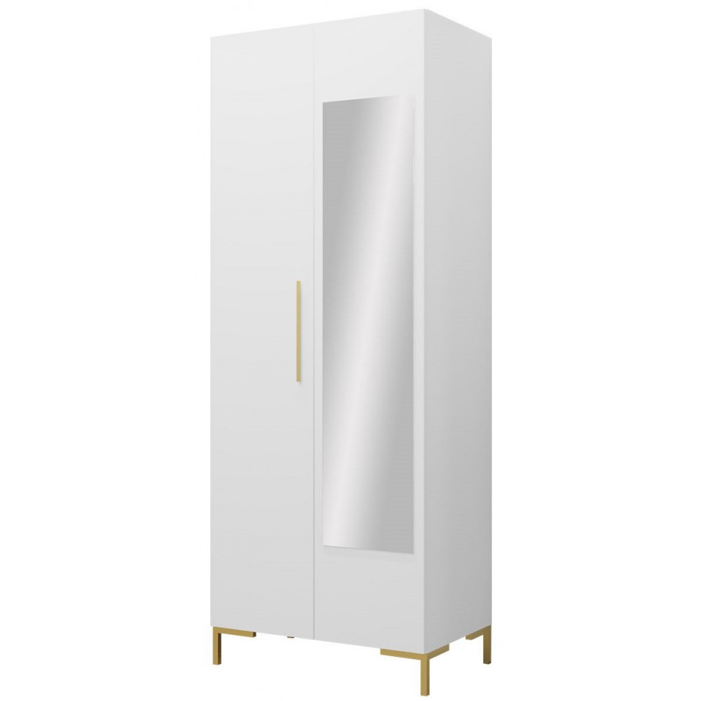 Γκαρνταρόμπα Zilion με Καθρέπτη-Leuko