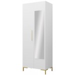 Γκαρνταρόμπα Zilion με Καθρέπτη-Leuko