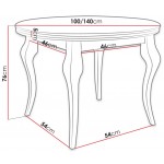 Τραπέζι Lara Fi 100 επεκτεινόμενο