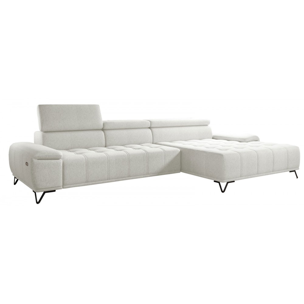 Γωνιακός καναπές Priscilla mini-Ekrou-Δεξιά