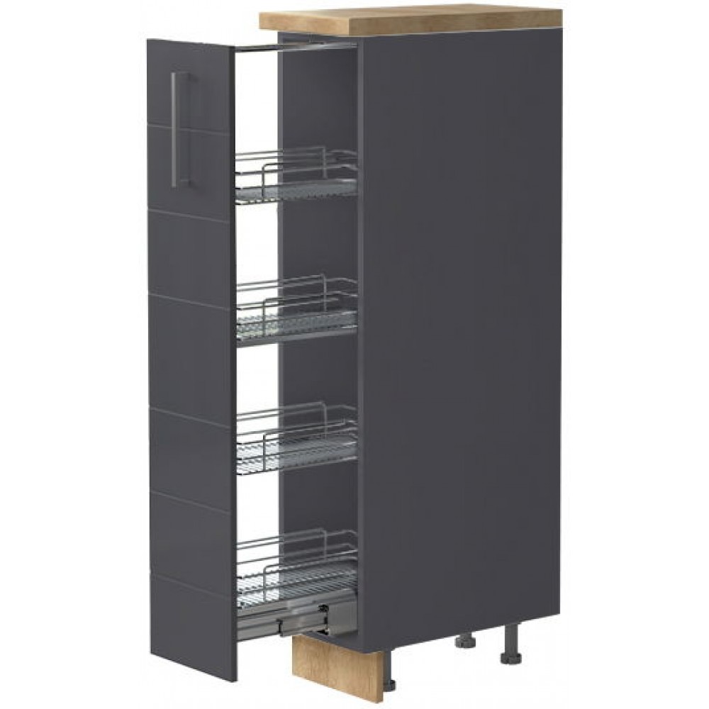 Επιδαπέδιο ντουλάπι ψηλό Hudson K14-30-1KZ-Γκρι