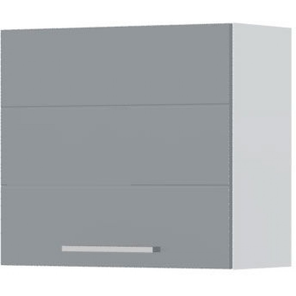 Ντουλάπι κρεμαστό Hudson V5-60-1K-Λευκό - Γκρι