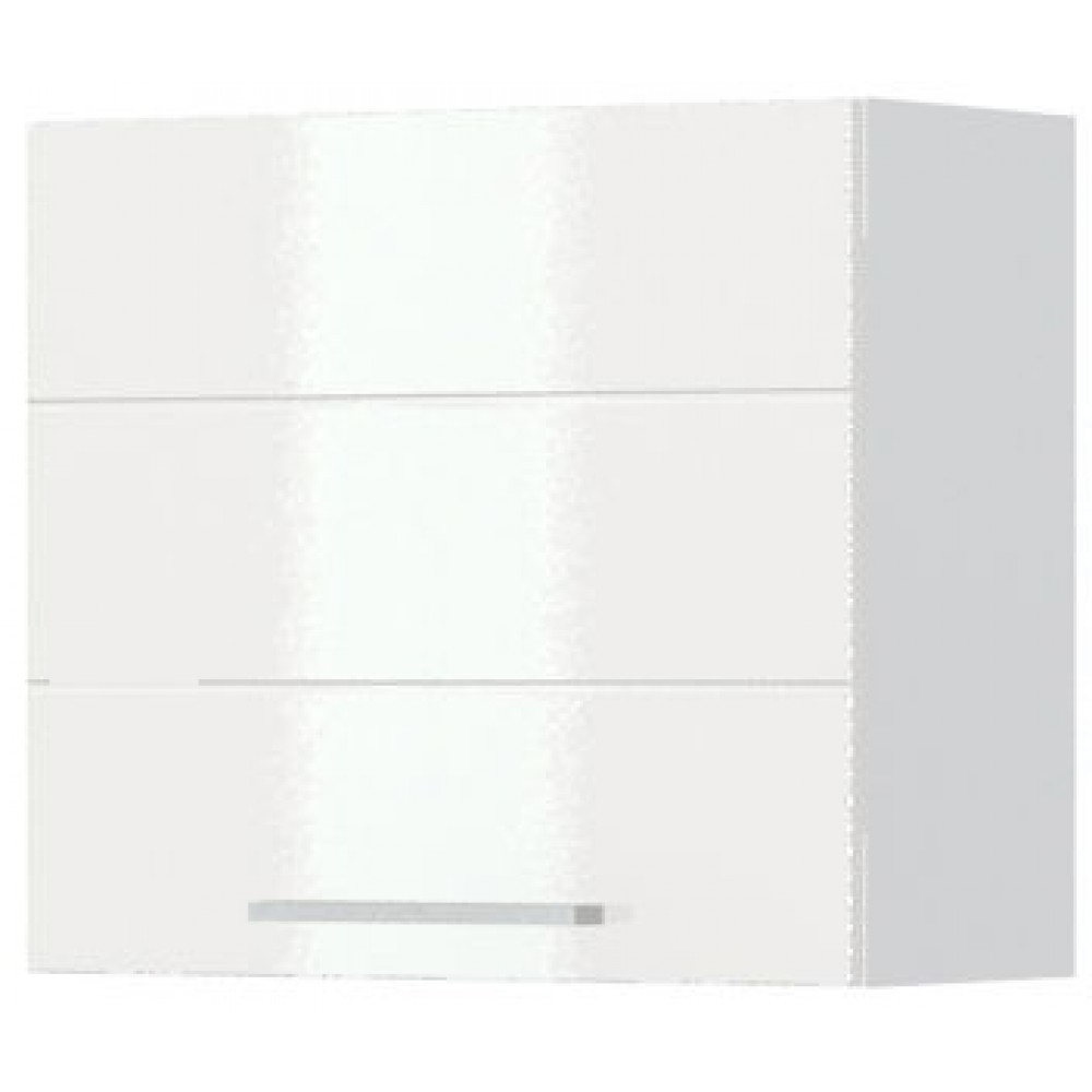 Ντουλάπι κρεμαστό Hudson V5-60-1K-Λευκό - Λευκό γυαλιστερό