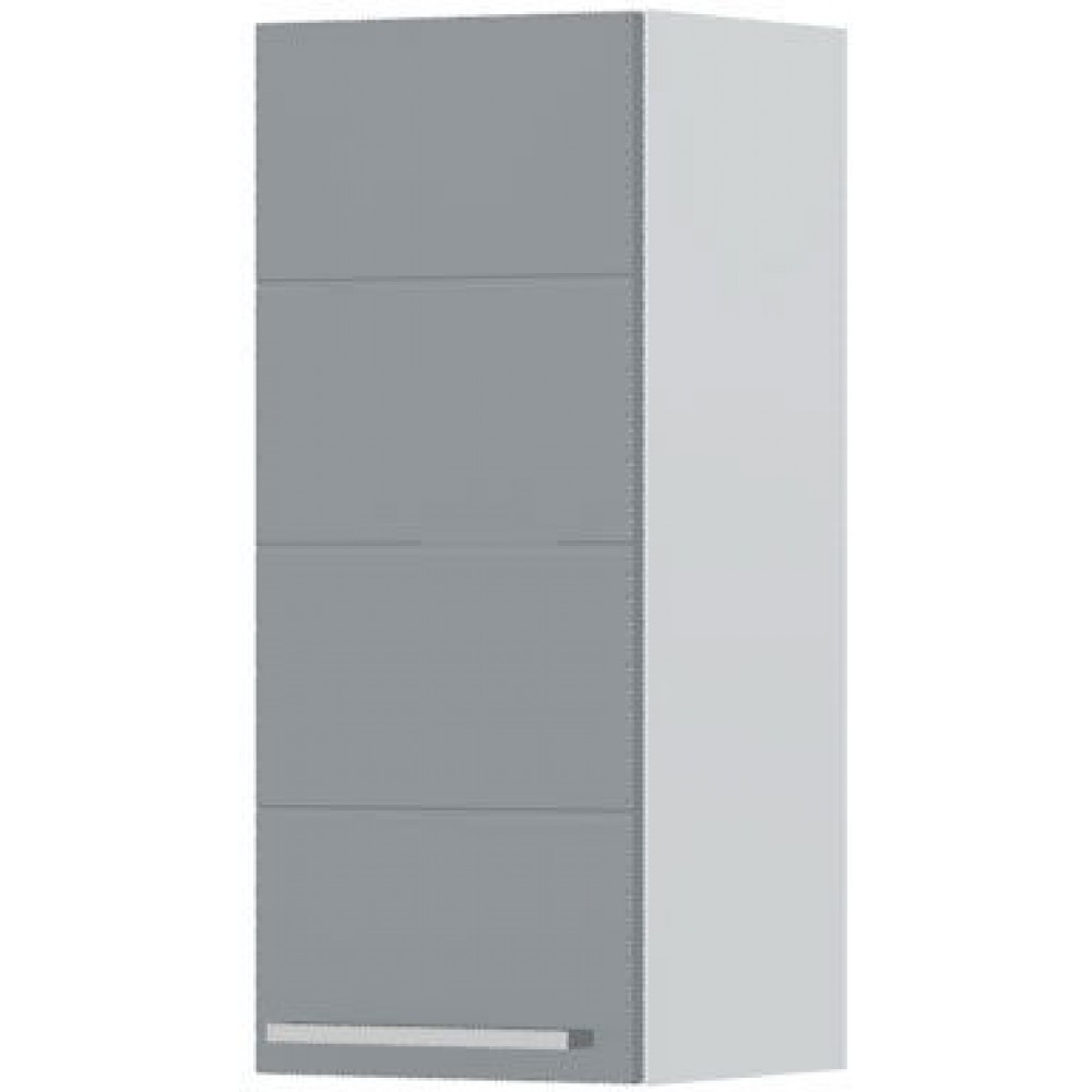 Ντουλάπι κρεμαστό Hudson V7-30-1K-Λευκό - Γκρι