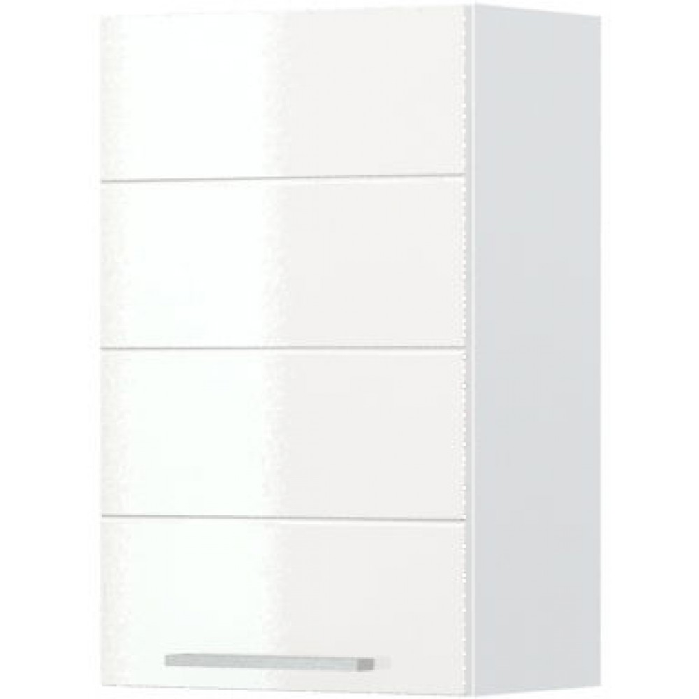 Ντουλάπι κρεμαστό Hudson V7-45-1K-Λευκό - Λευκό γυαλιστερό