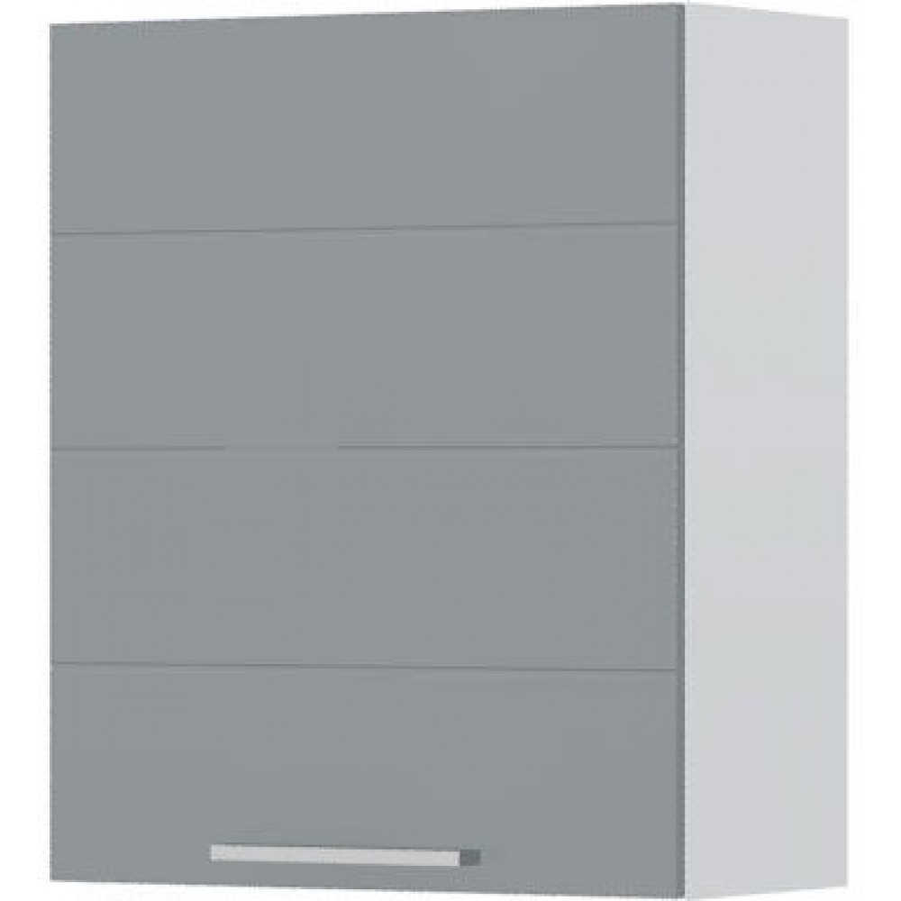 Ντουλάπι κρεμαστό Hudson V7-60-1K-Λευκό - Γκρι