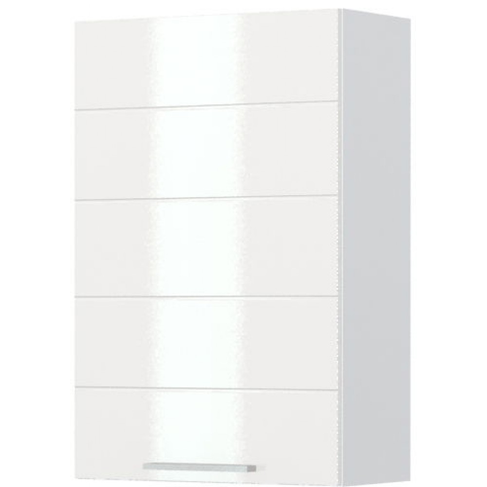 Ντουλάπι κρεμαστό Hudson V9-60-1K-Λευκό - Λευκό γυαλιστερό