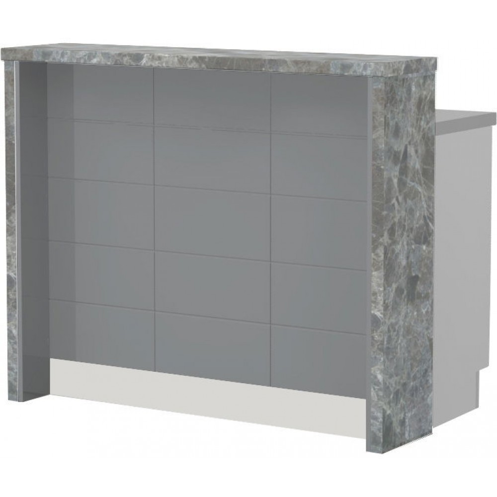 Πάγκος νησίδας Hudson-Μήκος: 120 εκ.-Γκρι-Siena Marble