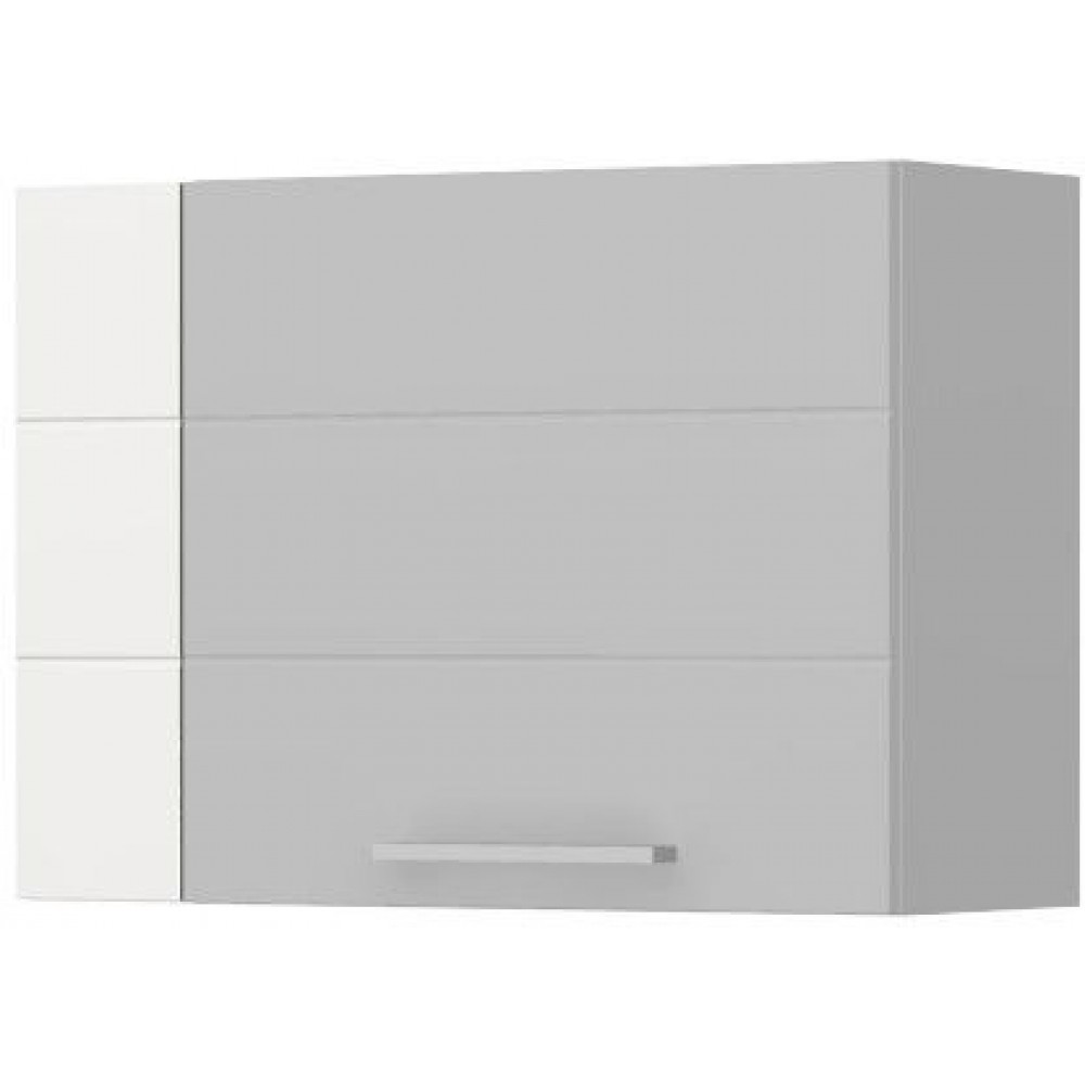 Προσαρμόσιμη επέκταση κρεμαστού ντουλαπιού Hudson V5-Λευκό - Λευκό γυαλιστερό