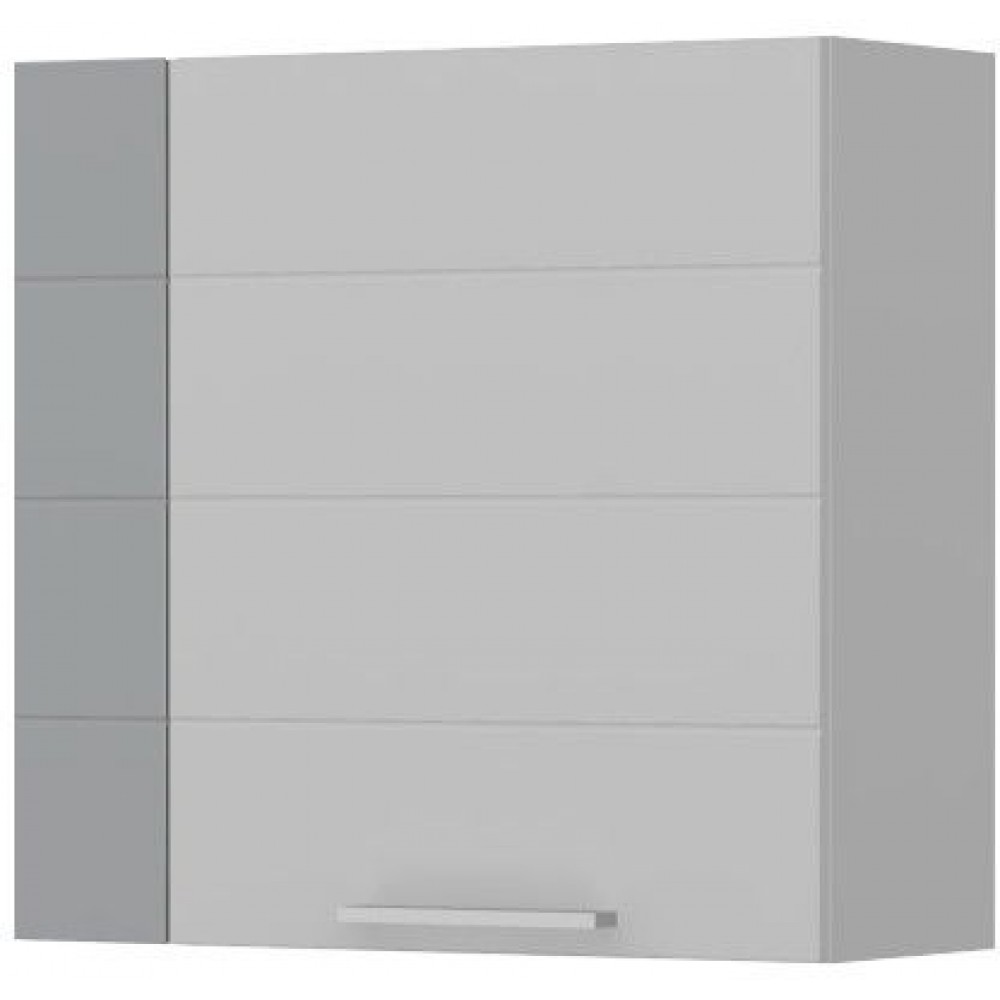 Προσαρμόσιμη επέκταση κρεμαστού ντουλαπιού Hudson V7-Λευκό - Γκρι