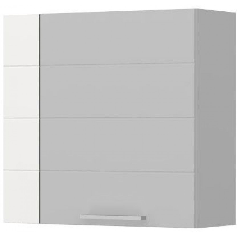 Προσαρμόσιμη επέκταση κρεμαστού ντουλαπιού Hudson V7-Λευκό - Λευκό γυαλιστερό