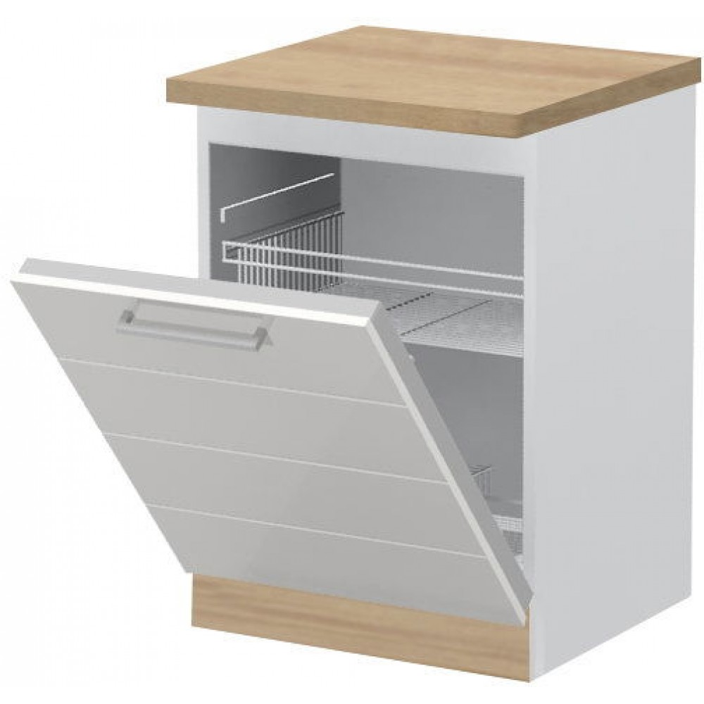 Πρόσοψη ντουλαπιού πλυντηρίου πιάτων Hudson K60-Λευκό