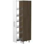 Επιδαπέδιο ντουλάπι ψηλό Hudson K21-30-1KZ 30x60x216