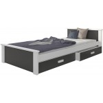 Παιδικό Κρεβάτι Avanta-180 x 80-Leuko-Anthraki 190x86x72