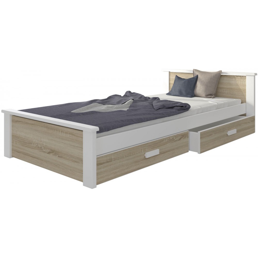 Παιδικό Κρεβάτι Avanta-180 x 80-Leuko Fusiko 190x86x72