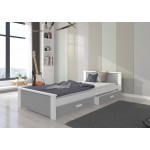 Παιδικό Κρεβάτι Avanta-200 x 90-Leuko - Gkri anoixto 208x99x72