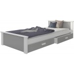 Παιδικό Κρεβάτι Avanta-200 x 90-Leuko - Gkri anoixto 208x99x72