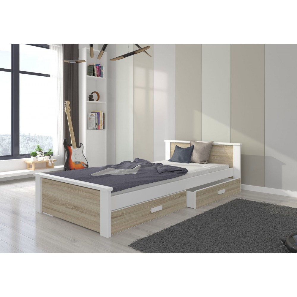 Παιδικό Κρεβάτι Avanta-200 x 90-Leuko Fusiko 208x99x72