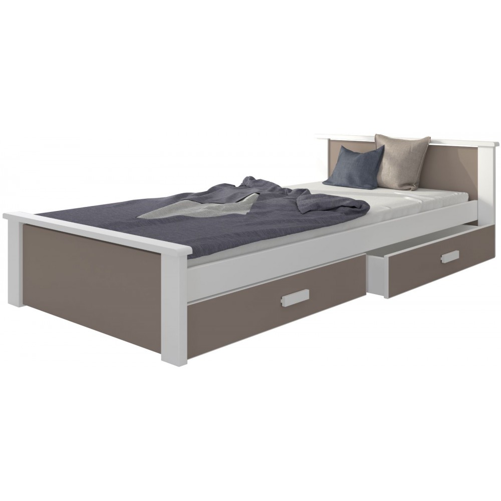 Παιδικό Κρεβάτι Avanta-200 x 90-Leuko - Mpez 208x99x72