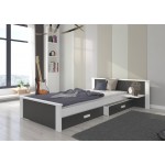 Παιδικό Κρεβάτι Avanta plus-180 x 80-Leuko-Anthraki 190x139x72