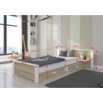 Παιδικό Κρεβάτι Avanta plus-180 x 80-Leuko-Artisan 190x139x72