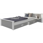 Παιδικό Κρεβάτι Avanta plus-180 x 80-Leuko - Gkri anoixto 190x139x72