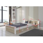 Παιδικό Κρεβάτι Avanta plus-200 x 90-Leuko-Artisan 208x149x72