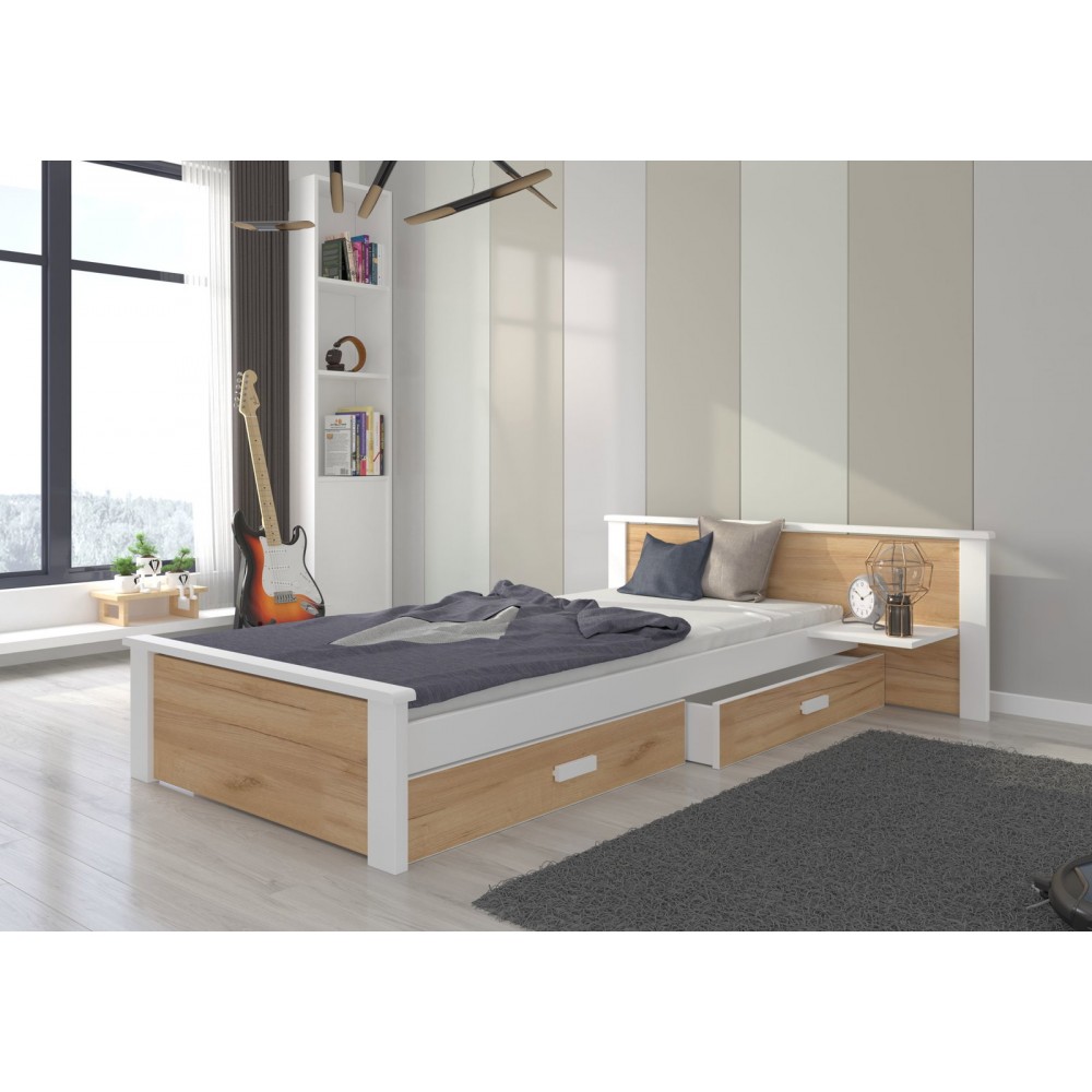 Παιδικό Κρεβάτι Avanta plus-200 x 90-Leuko - Drus 208x149x72
