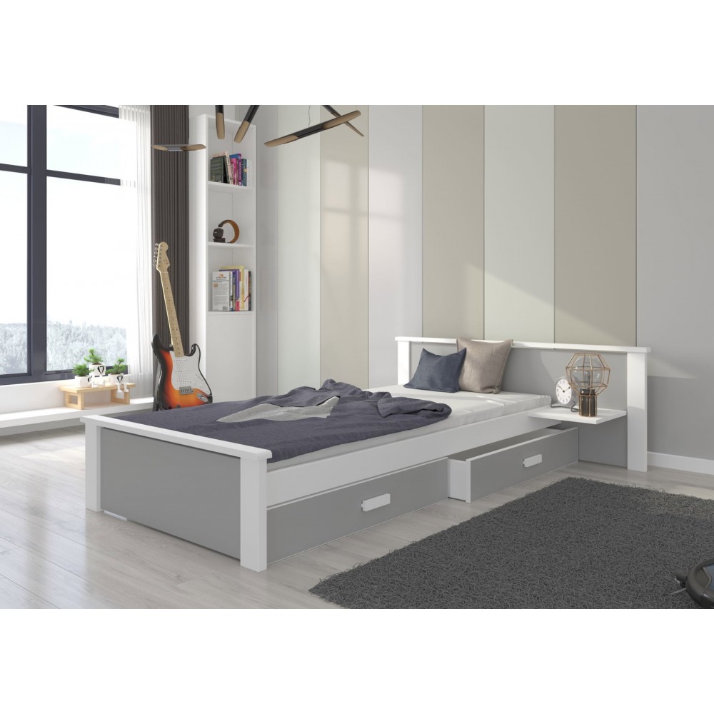 Παιδικό Κρεβάτι Avanta plus-200 x 90-Leuko - Gkri anoixto 208x149x72
