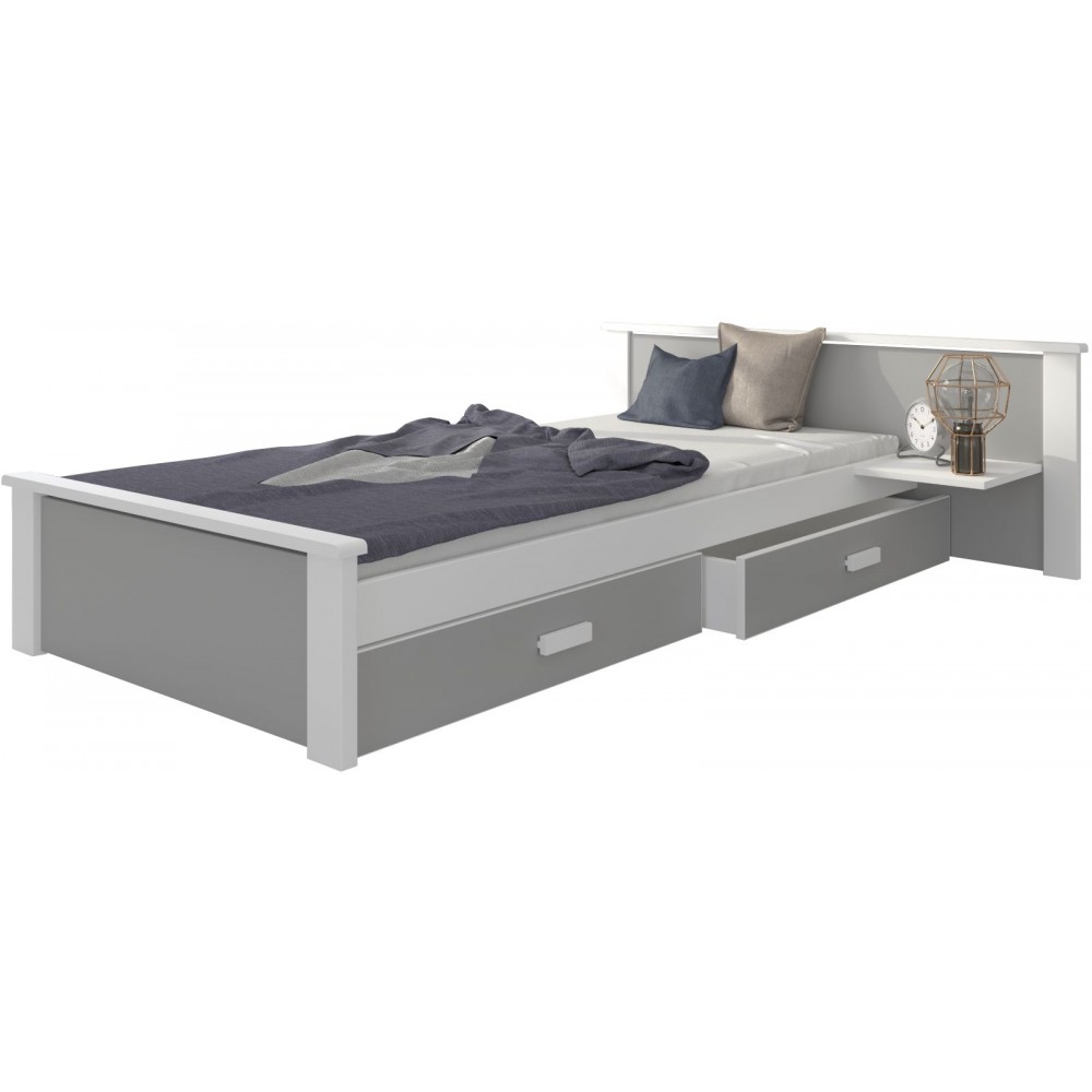 Παιδικό Κρεβάτι Avanta plus-200 x 90-Leuko - Gkri anoixto 208x149x72