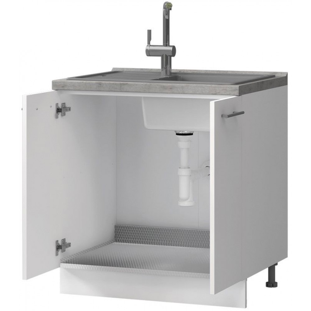 Βάση αλουμινίου JL Universal ALD για ντουλάπι νεροχύτη-Μήκος: 80 εκ.