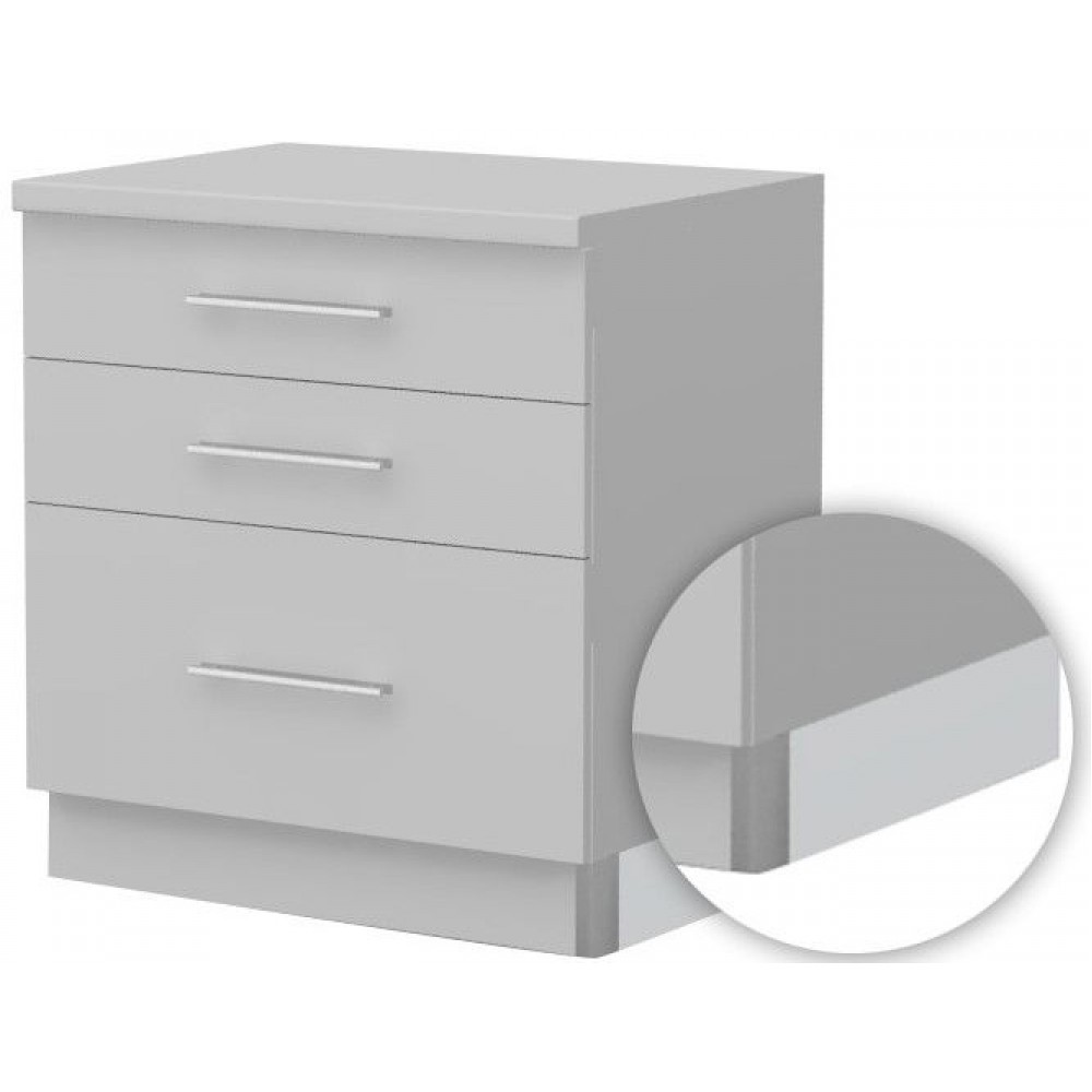 Πλαϊνή μπάζα κουζίνας JL Universal SB-Λευκό