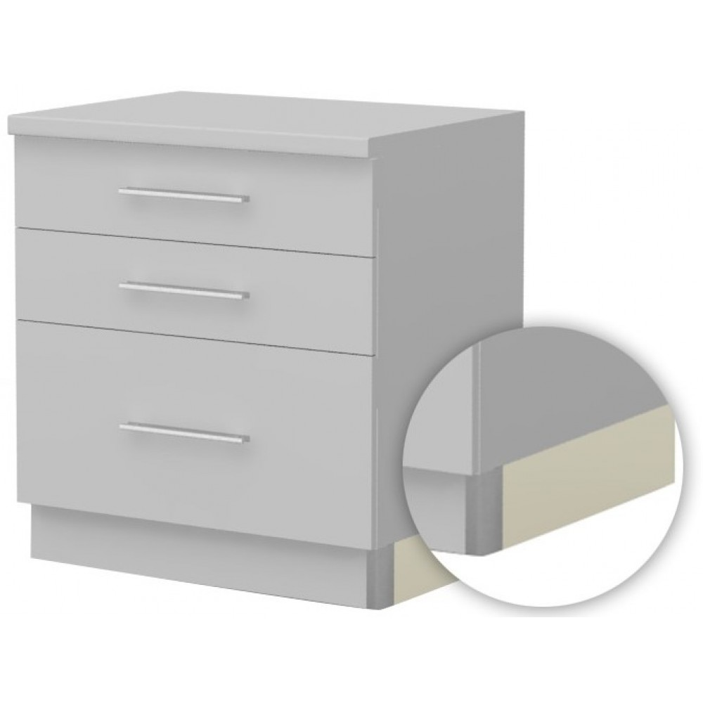 Πλαϊνή μπάζα κουζίνας JL Universal SB-Ivory