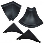 Σετ γωνιών αρμοκάλυπτρου JL Universal DL-SET-Black stone
