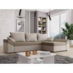 Γωνιακός καναπές Dante L-Ekrou