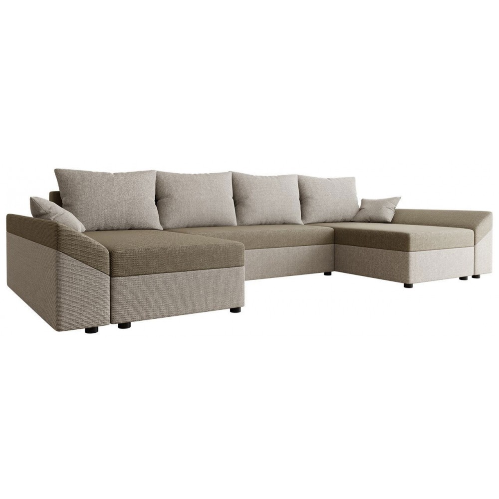 Γωνιακός καναπές Dante U-Ekrou