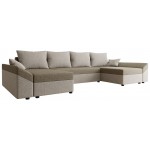 Γωνιακός καναπές Dante U-Ekrou