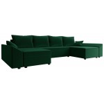 Γωνιακός καναπές Dante U-Prasino