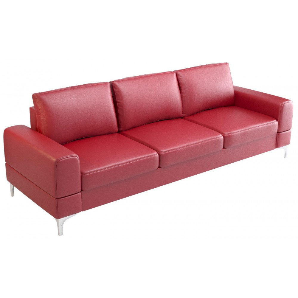 Καναπές-Κρεβάτι Radial LTHR-Kokkino