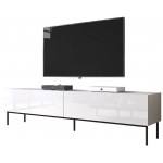 Έπιπλο τηλεόρασης Slide-Leuko-Mauro-Μήκος: 200 εκ.