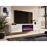 Έπιπλο τηλεόρασης Slide Plus-Leuko-Xriso