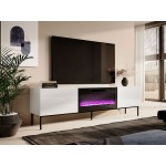 Έπιπλο τηλεόρασης Slide Plus-Leuko-Mauro