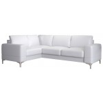 Γωνιακός καναπές Radial LTHR-Leuko-Αριστερή