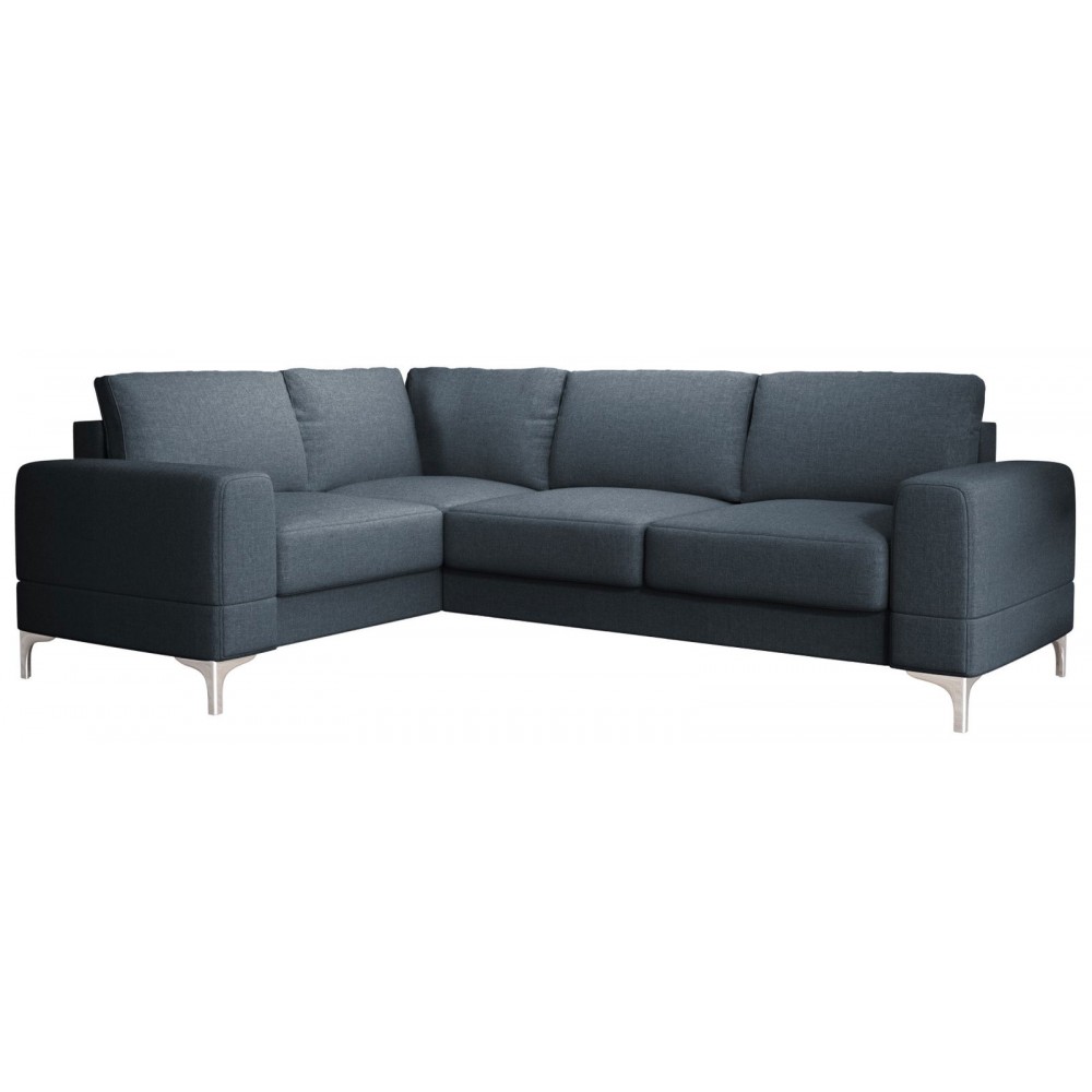 Γωνιακός καναπές Radial-Γκρι Σκούρο-Αριστερή