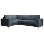 Γωνιακός καναπές Radial-Γκρι Σκούρο-Αριστερή