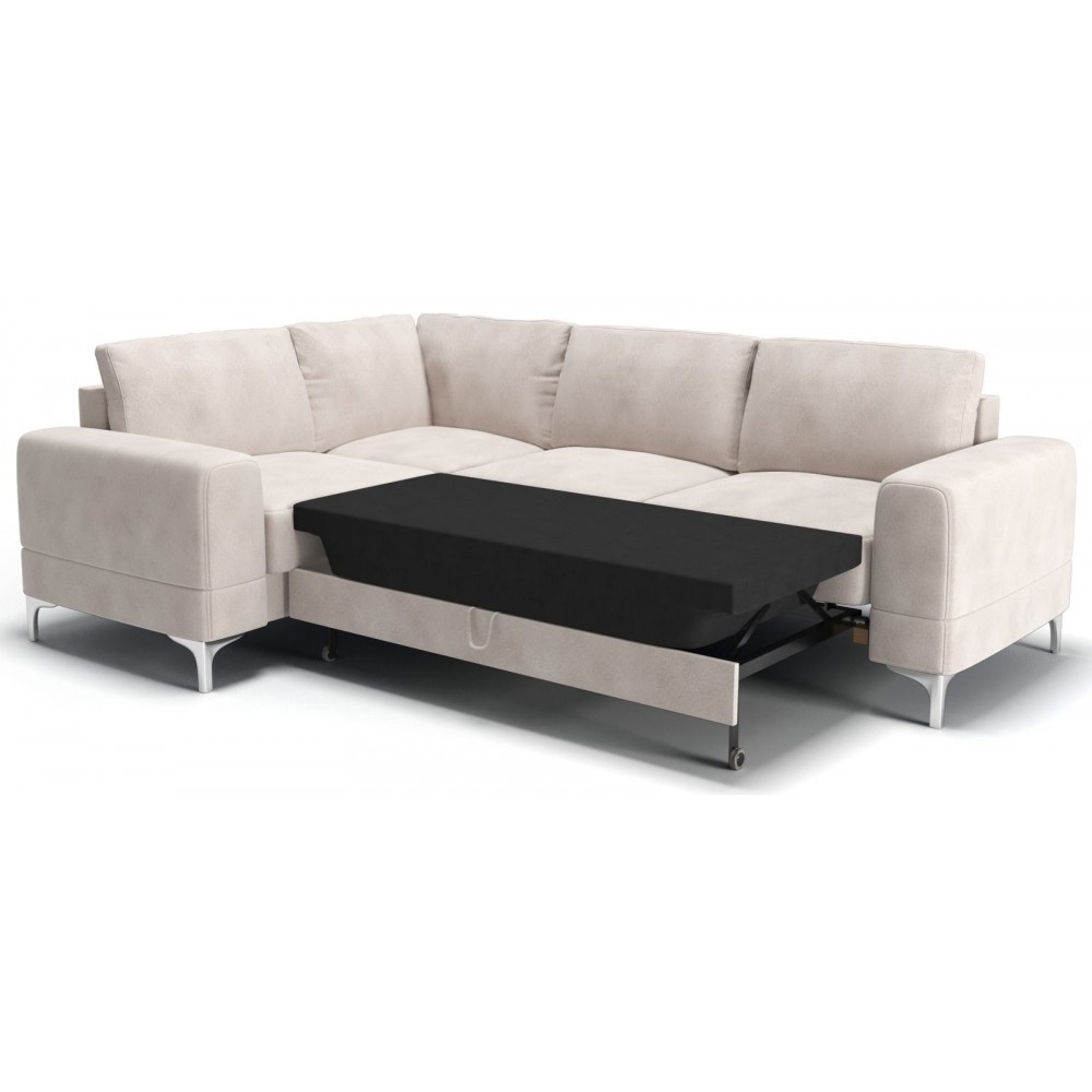 Γωνιακός καναπές Radial LTHR-Kokkino-Δεξιά