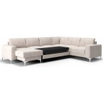 Γωνιακός καναπές Radial Max II LTHR-Kokkino-Αριστερή