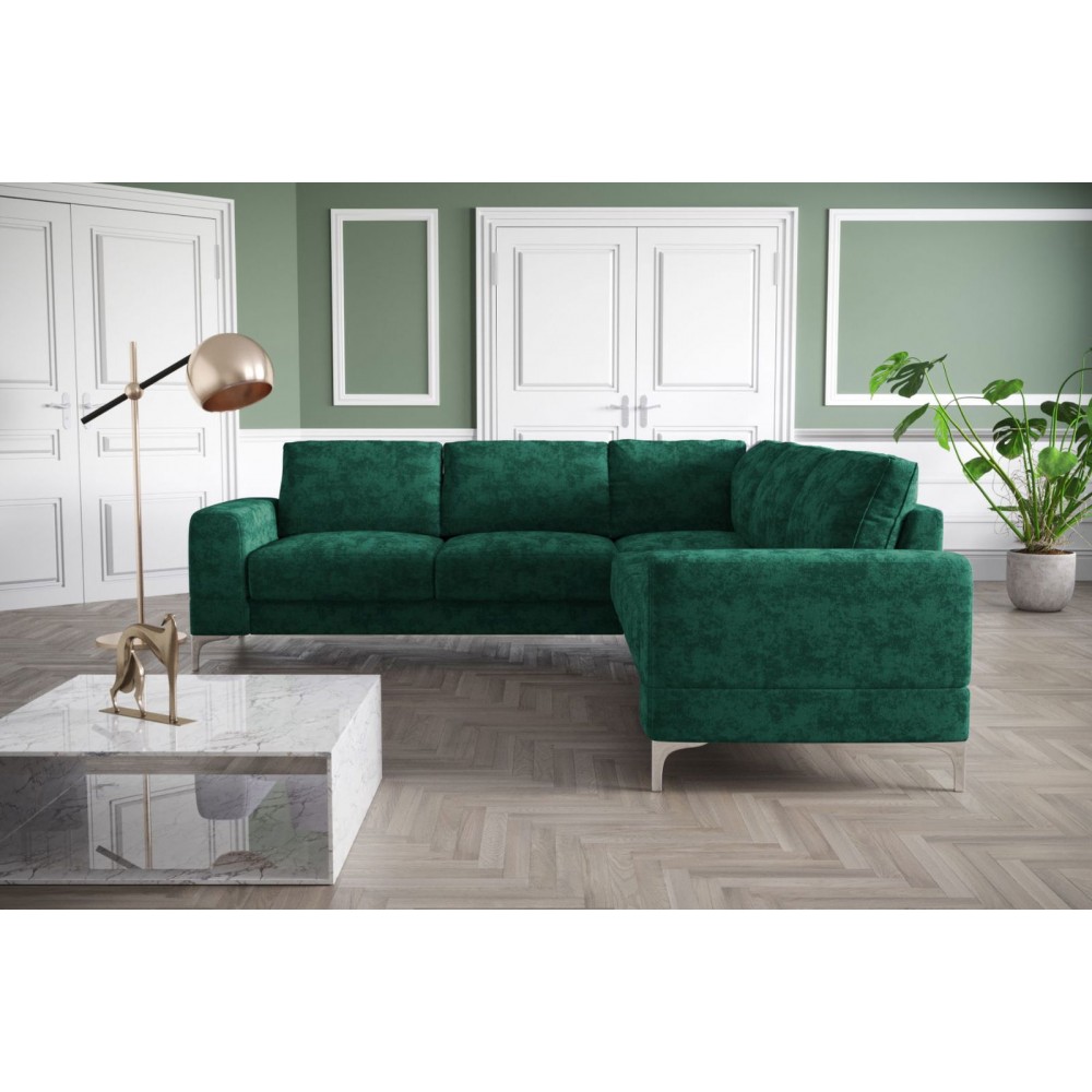 Γωνιακός καναπές Radial Max-Prasino-Δεξιά