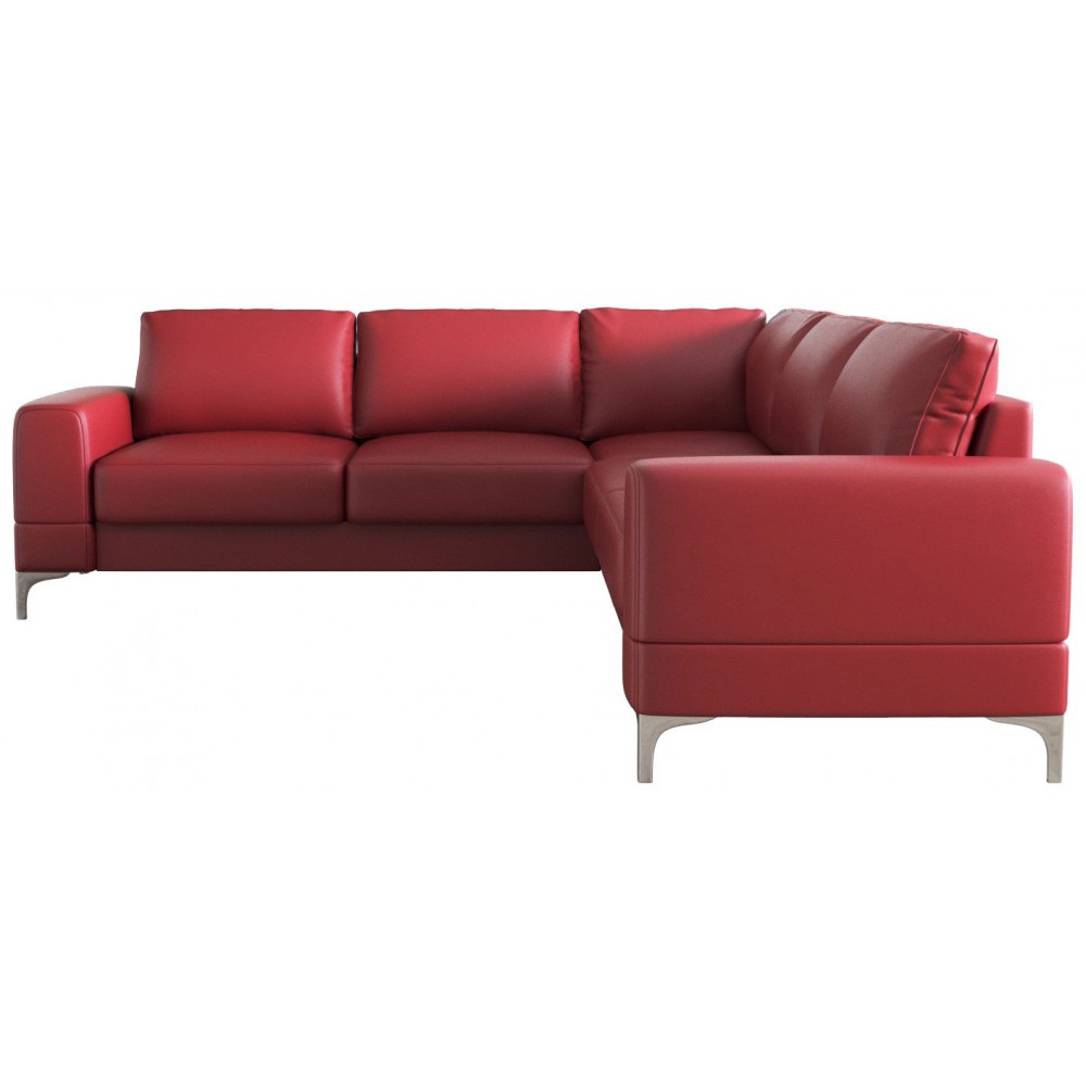 Γωνιακός καναπές Radial Max LTHR-Kokkino-Δεξιά